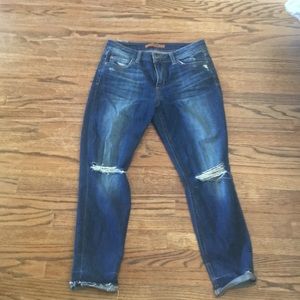 Joe’s distressed jeans